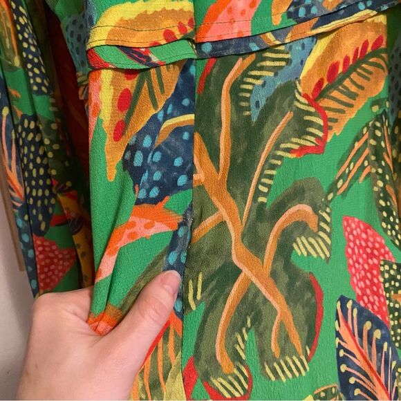 FARM Rio Forest Dream Slit Dress Size XS - Picture 9 of 9